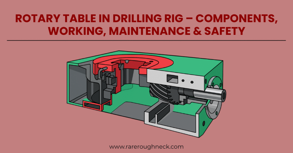 Rotary Table in Drilling Rig